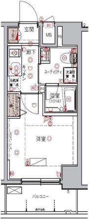 ハーモニーレジデンス大森WESTの間取り画像