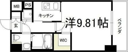 エスリード福島リバーフロントの間取り画像