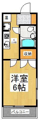 スカイルームピアハセガワの間取り画像