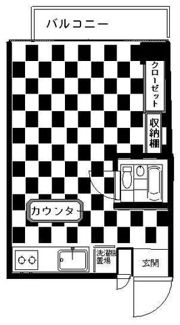 チサンマンション祇園の間取り画像