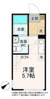 ローズハイツ山手の間取り画像
