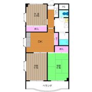 上野マンションの間取り画像