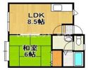 ハイツかっこうⅠの間取り画像
