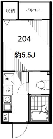 フォセット松戸・上本郷の間取り画像