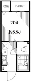 フォセット松戸・上本郷の間取り画像