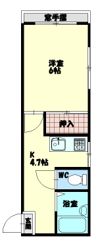 コーポみつはしの間取り画像