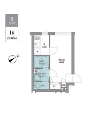 LEGALAND祐天寺の間取り画像