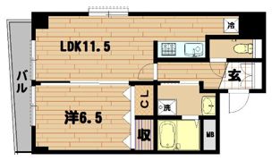 ラフィーネカワムラの間取り画像