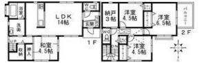 石津東町戸建の間取り画像