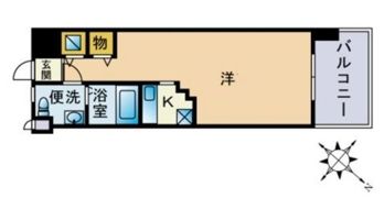 サムティ天神南Vialeの間取り画像