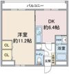 名東コーポ高針の間取り画像