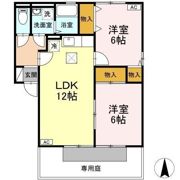 プレジャー C棟の間取り画像