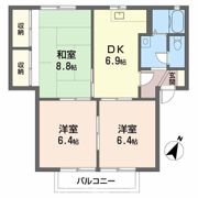 ハイマート白石 C棟の間取り画像