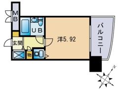 アンバサダー大濠の間取り画像