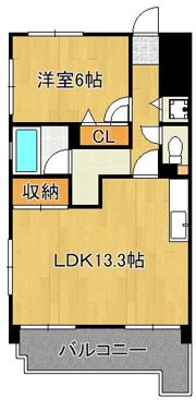 ライオンズマンション青山第3の間取り画像