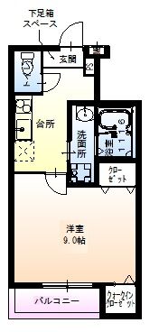 フジパレス阪急豊津駅南Ⅱ番館の間取り画像