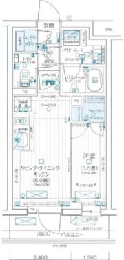 パレステージ練馬Ⅲの間取り画像