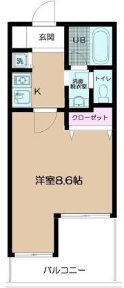 サンピア西須賀の間取り画像