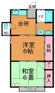 メゾンサンクスの間取り画像