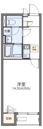 レオネクスト下新庄の間取り画像