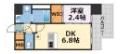 セレニテ難波ミラク弐番館の間取り画像