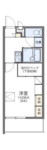 レオパレス池の辺の間取り画像