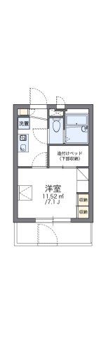 レオパレス天満の間取り画像