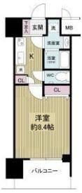 グランカーサ梅田北の間取り画像