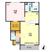 ナディア Aの間取り画像