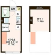 仮称）墨田区墨田3丁目アパートの間取り画像