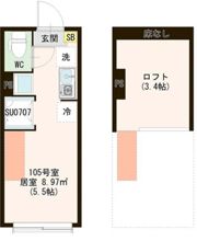 仮称）墨田区墨田3丁目アパートの間取り画像