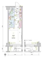 リヴシティ王子弐番館の間取り画像