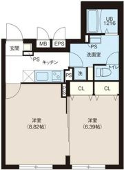 レピュア早稲田レジデンスの間取り画像