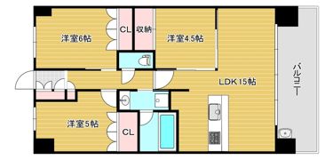 メイツブラン九条駅前の間取り画像