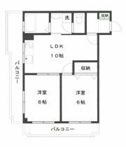 第二若木コーポの間取り画像