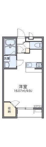 レオパレスおかのごうⅡの間取り画像