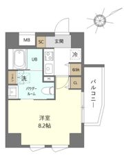 シュブラン大井町の間取り画像
