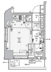 PREMIUM CUBE 代々木上原の間取り画像