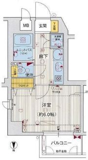 プレサンス京都御所東の間取り画像