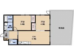 La vita 庭井の間取り画像