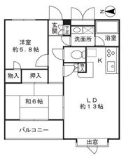 パティオ西池袋Ⅲの間取り画像