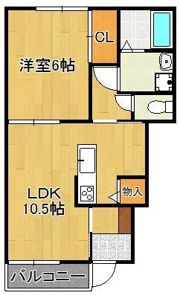 コンフォート秋桜の間取り画像