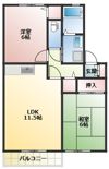 チェリーガーデン B棟の間取り画像