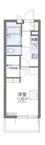 レオパレス向陵西の間取り画像