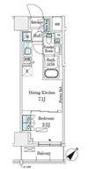 パークアクシス横浜伊勢佐木町通りの間取り画像