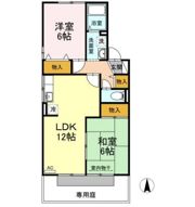 ガーデンコート A棟の間取り画像