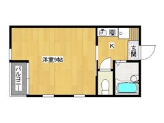MOON下到津A棟の間取り画像