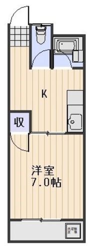 ベルシティ津高の間取り画像