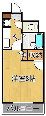 アンデックス折尾の間取り画像