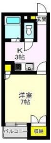 シティーパレス中居の間取り画像